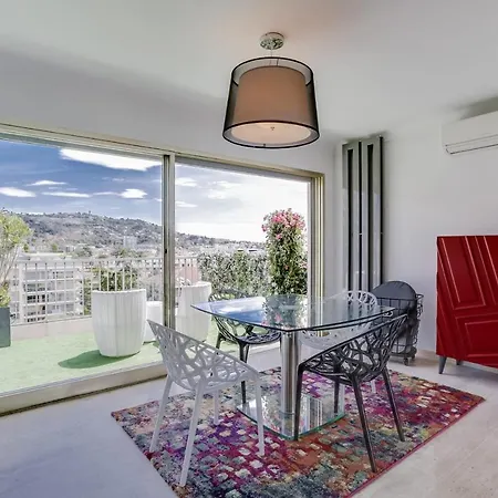 Upstays Sea View Terrace 82m2 Carnot * 칸느